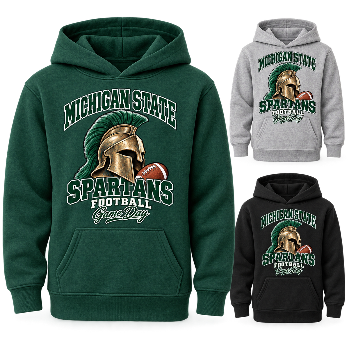 Michigan State Youth Mascot Pullover Hoodie — product thumbnail
