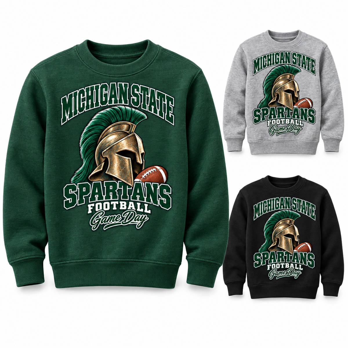 Michigan State Youth Varsity Mascot Crewneck — product thumbnail