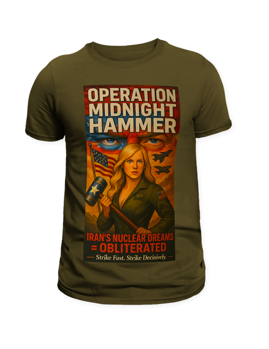 Operation Midnight Hammer Army Green T-Shirt