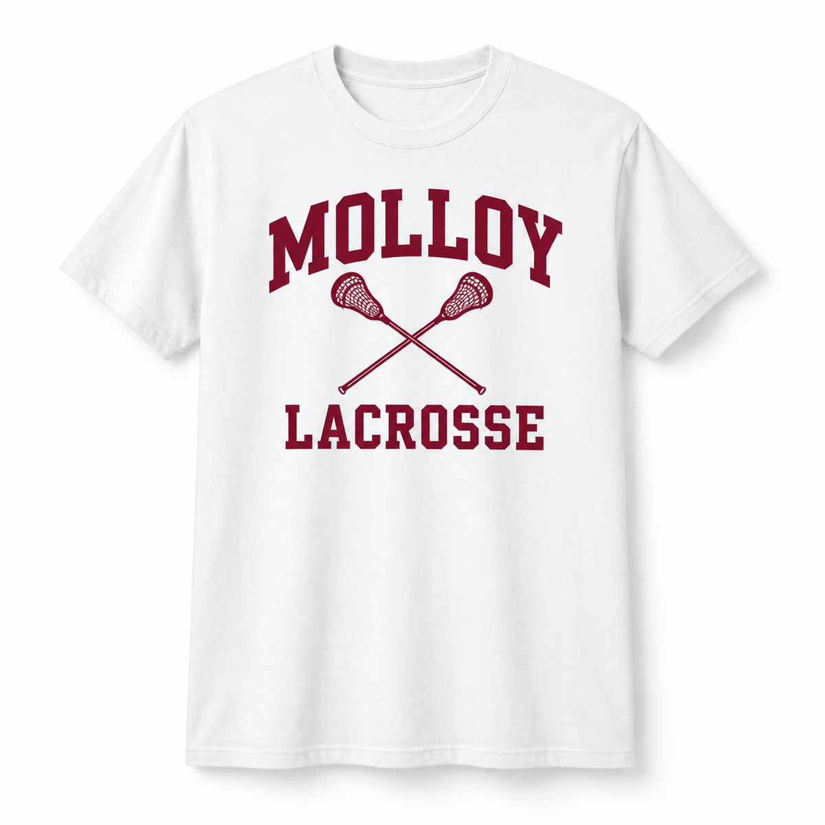 Molloy Lacrosse Collegiate Tee — White