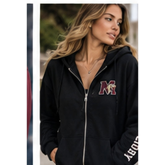 Molloy Lions varsity full zip hoodie lifestyle thumbnail