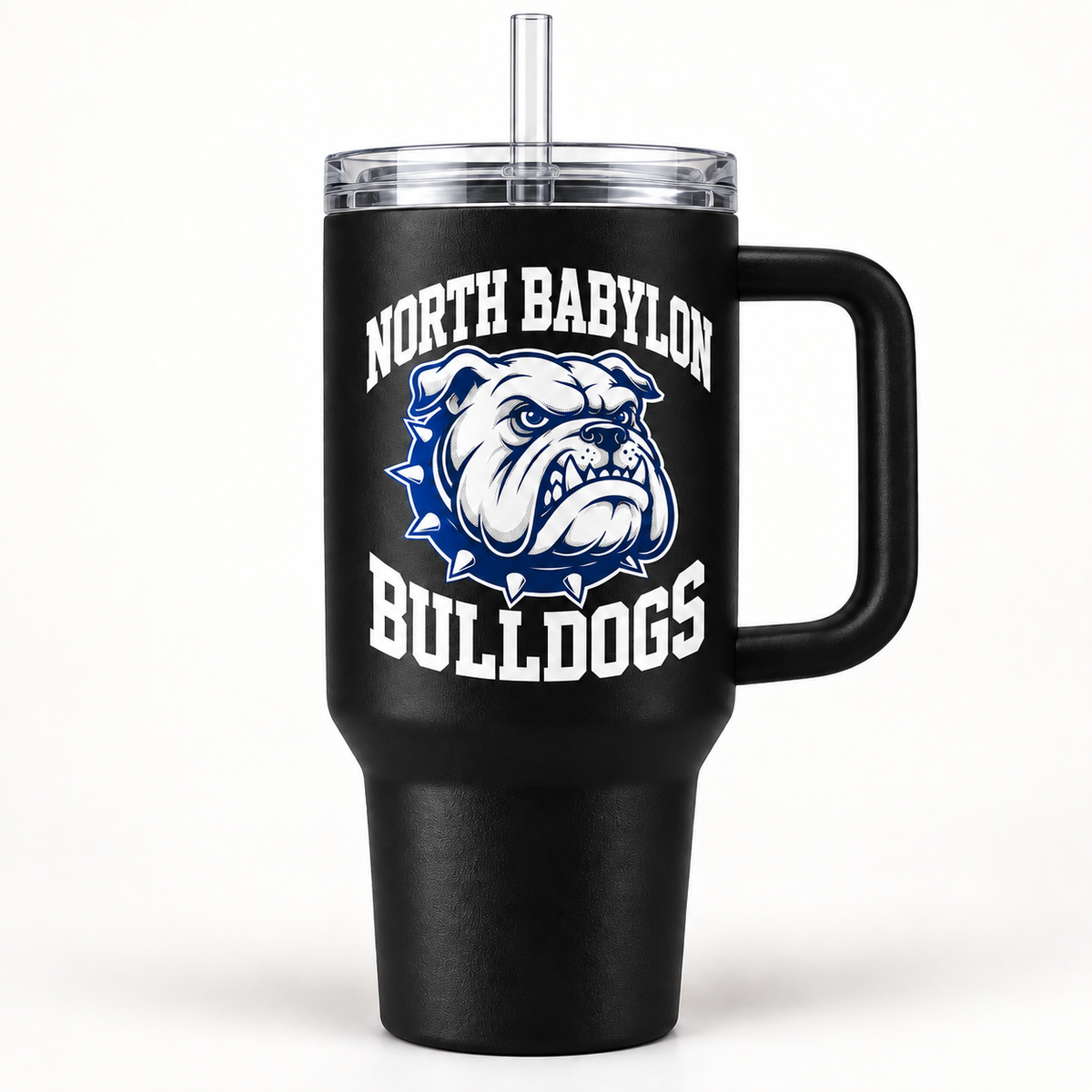 North Babylon Bulldogs handled tumbler in Black