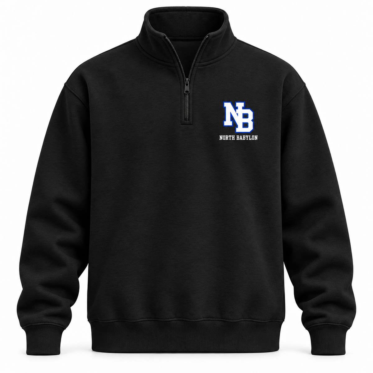 North Babylon Bulldogs Campus NB Quarter-Zip in Black