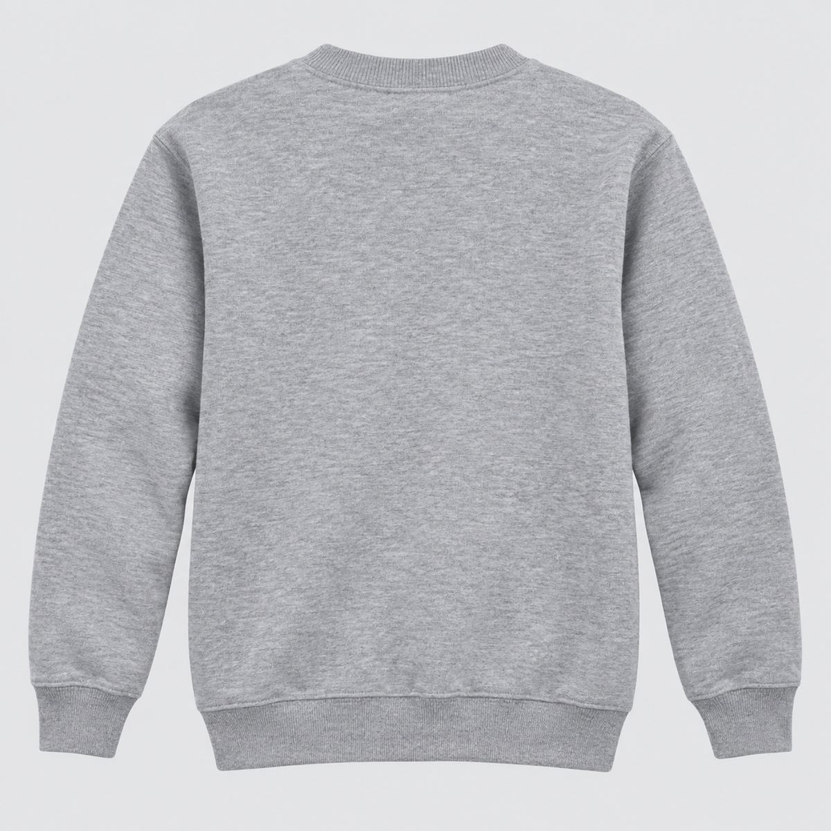 Northport Book Tiger youth crewneck Back view — digital mockup