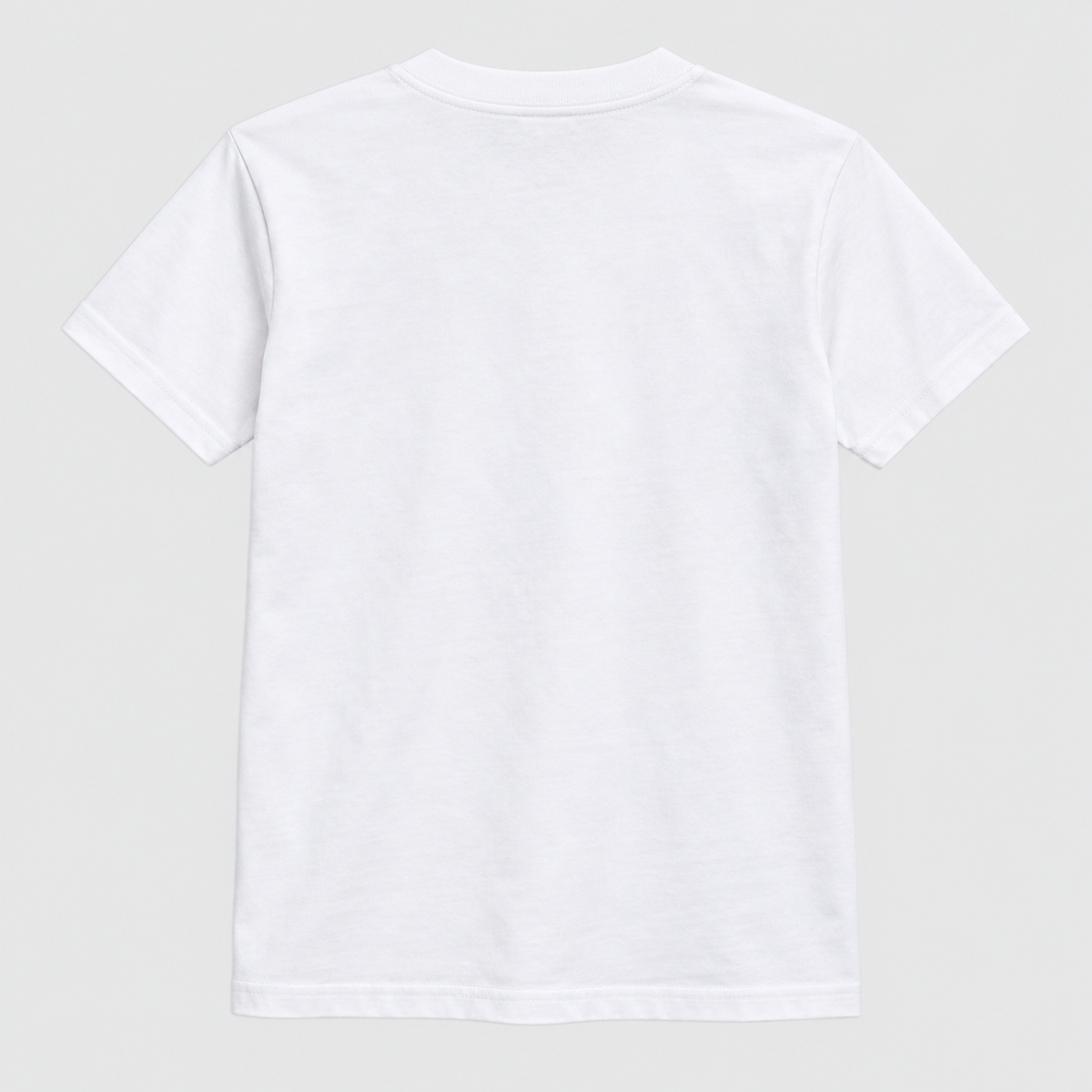 Northport Book Tiger youth T-shirt Back view — digital mockup