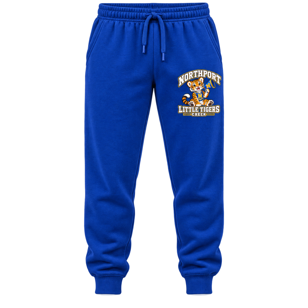 Northport Little Tigers Cheer Adult Joggers — Royal