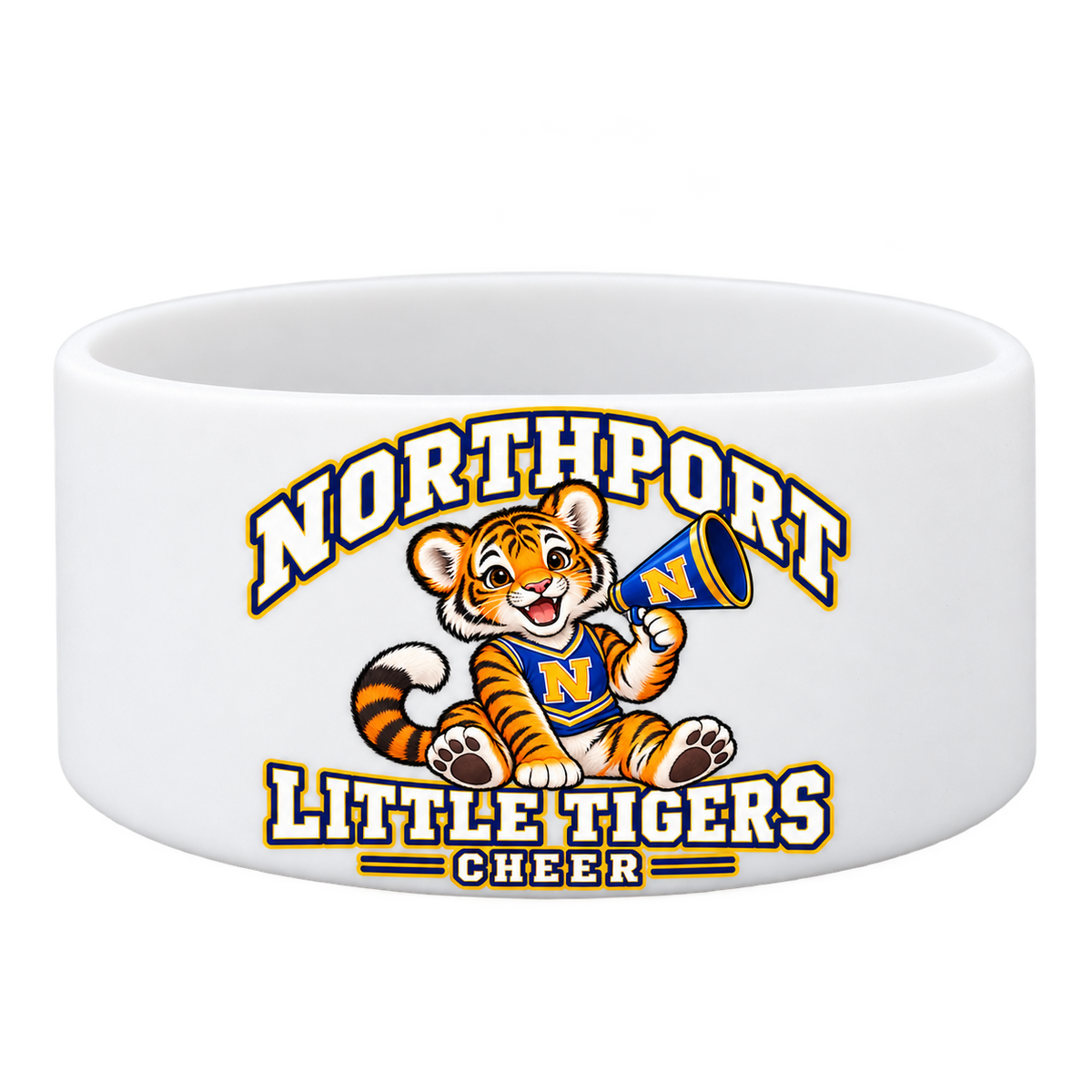 Northport Little Tigers Cheer Spirit Wristband — White