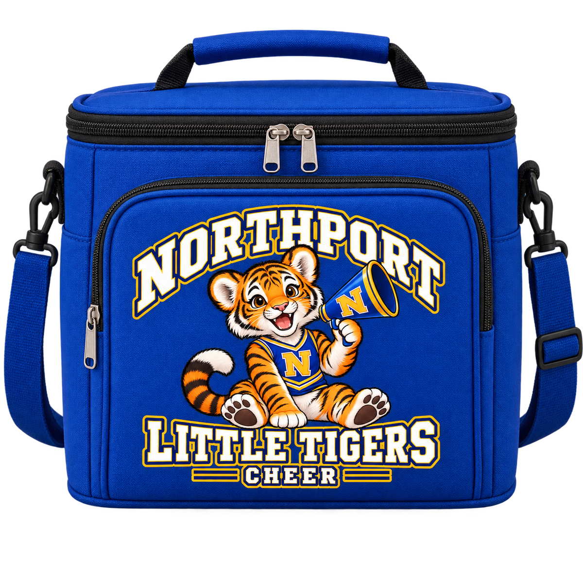 Northport Little Tigers Cheer Insulated Cooler Bag — Royal