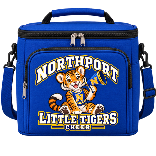 Northport Little Tigers Cheer Insulated Cooler Bag — Royal