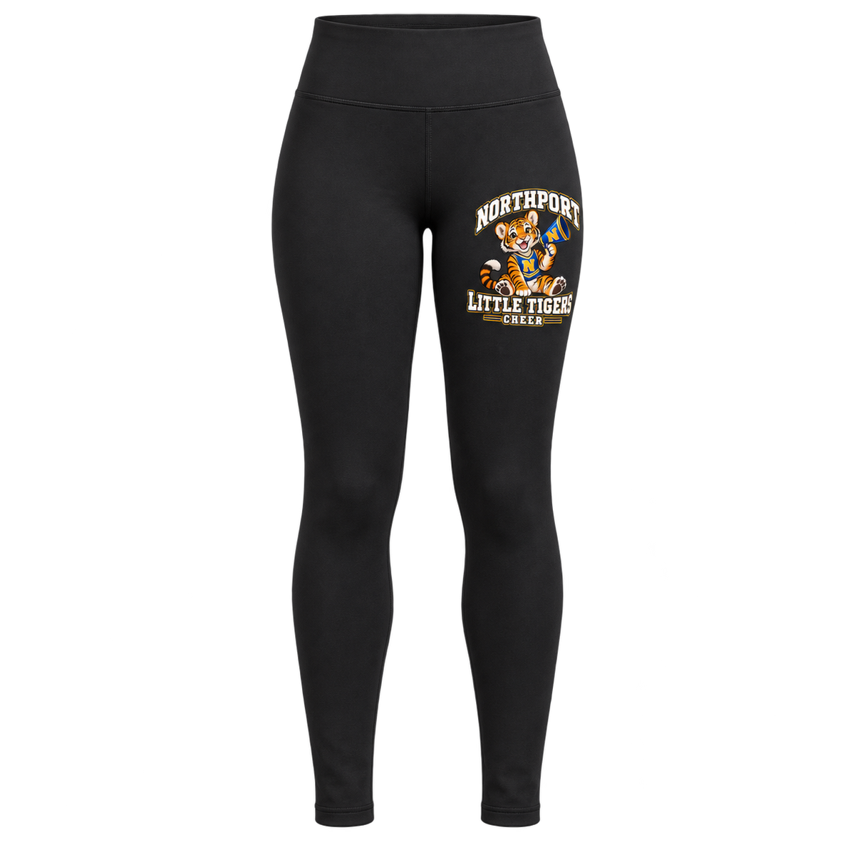 Northport Little Tigers Cheer Women’s Leggings — Black