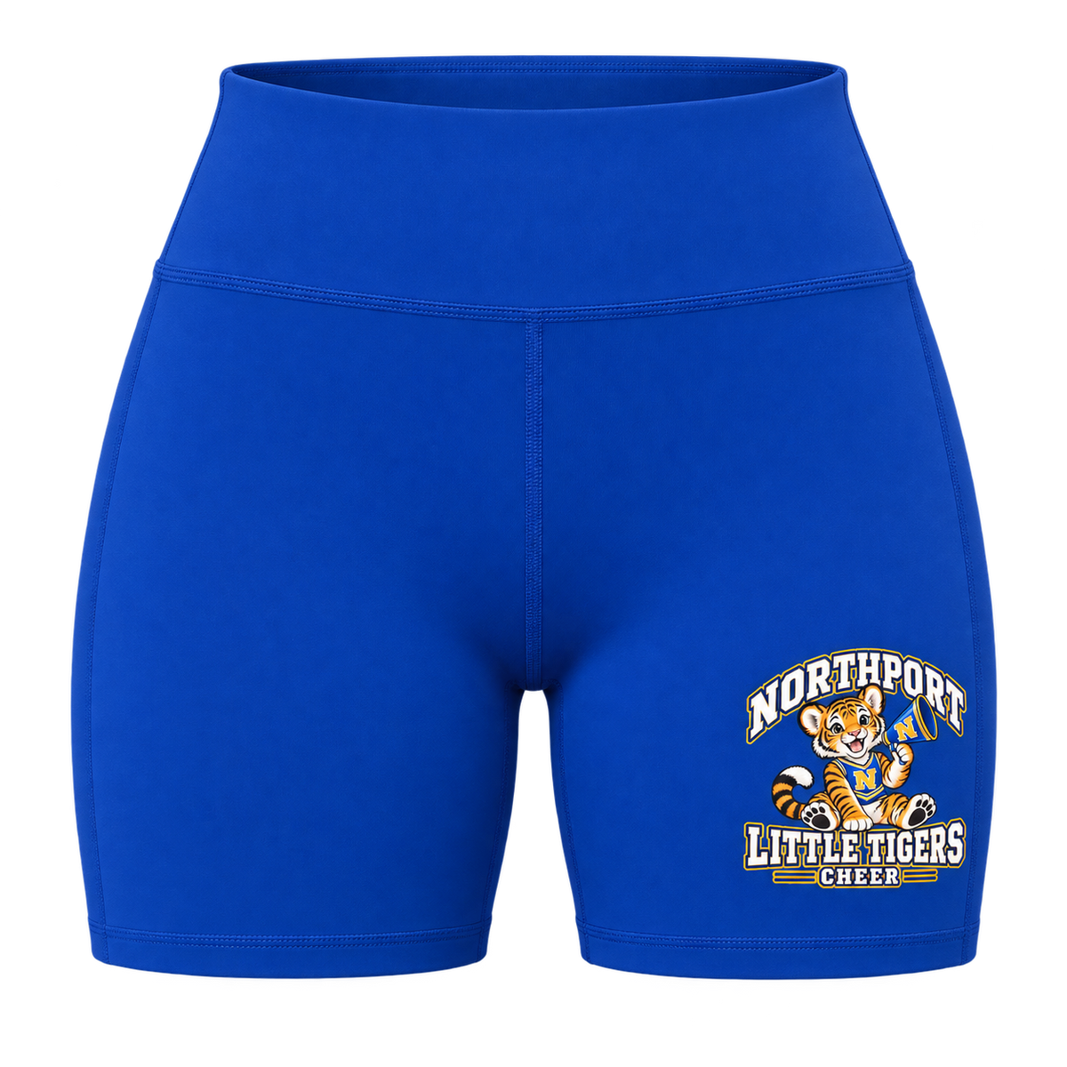 Northport Little Tigers Cheer Women’s Bike Shorts — Royal