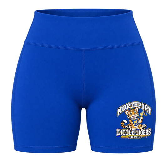 Northport Little Tigers Cheer Women’s Bike Shorts — Royal