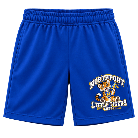Northport Little Tigers Cheer Youth Athletic Shorts — Royal