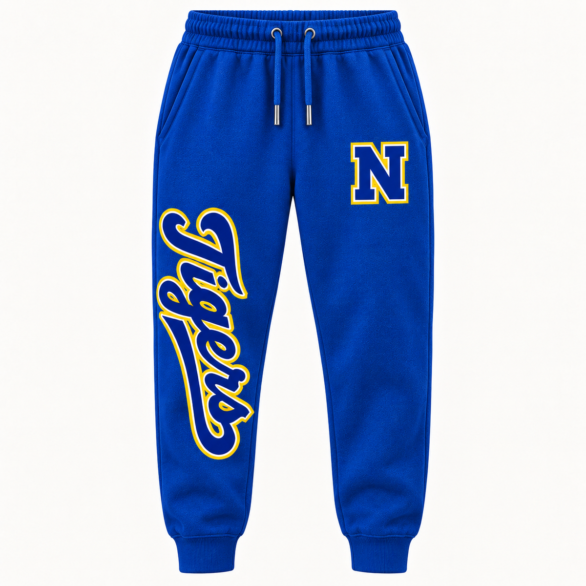 Northport Tigers Youth Script Heritage royal blue joggers