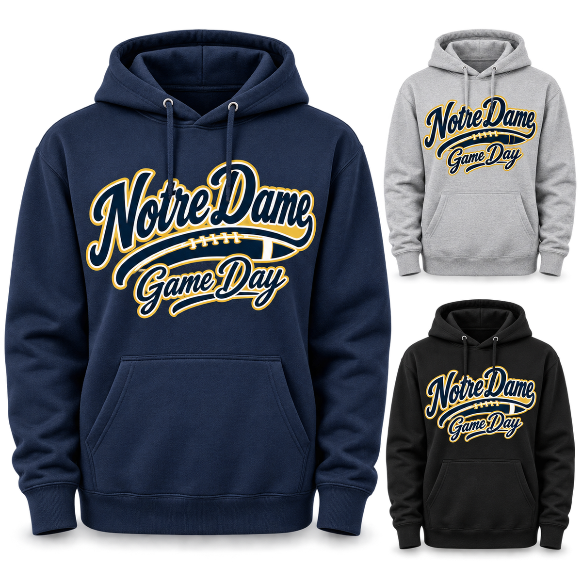 Notre Dame Game Day Script Pullover Hoodie — product thumbnail