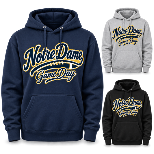 Notre Dame Game Day Script Pullover Hoodie — product thumbnail