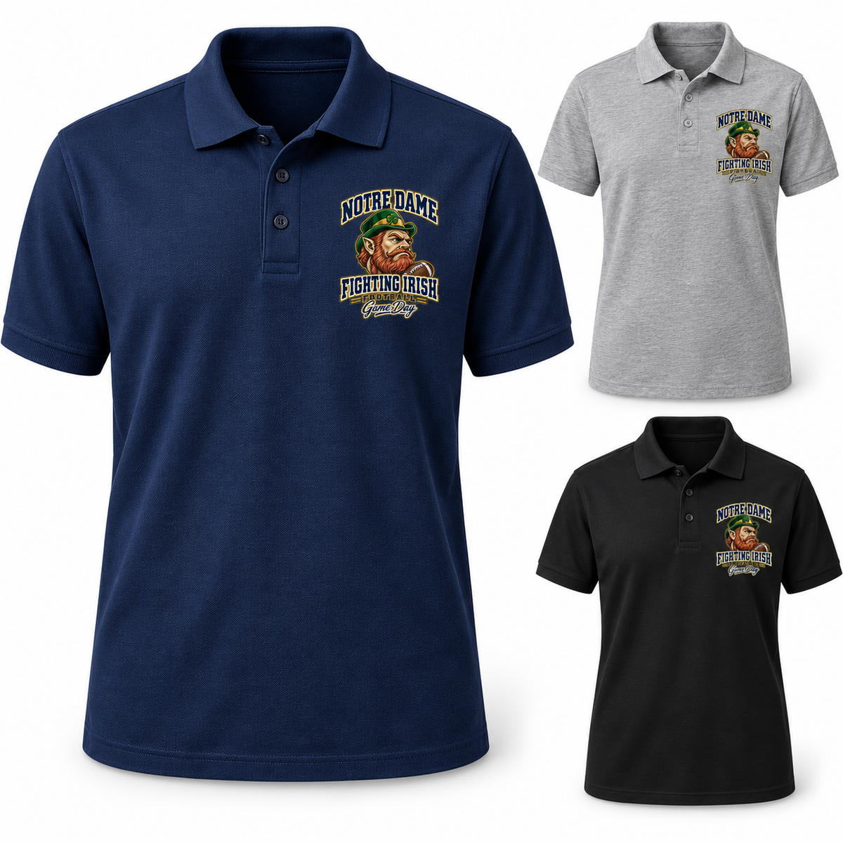 Notre Dame Left-Chest Game Day Polo — product thumbnail