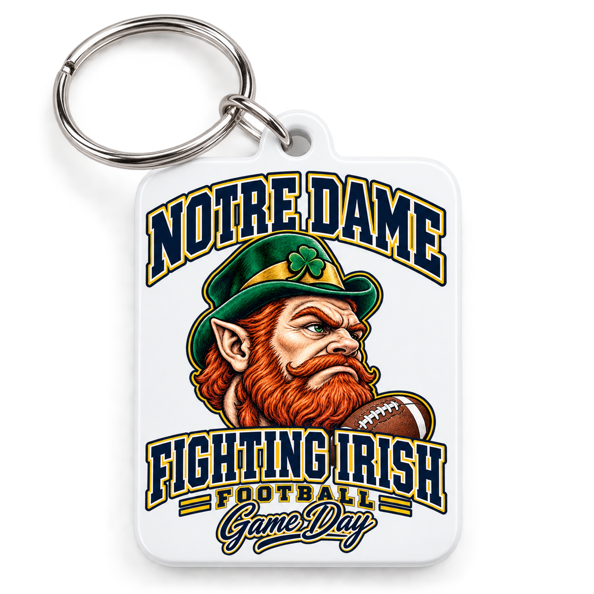 Notre Dame Mascot Game Day Keychain — product thumbnail