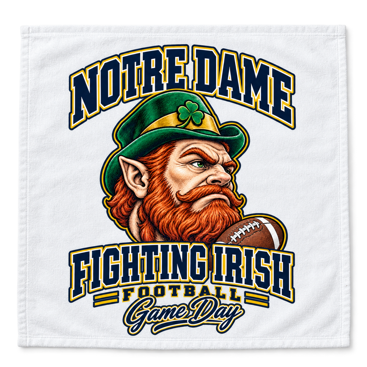 Notre Dame Mascot Game Day Rally Towel — product thumbnail