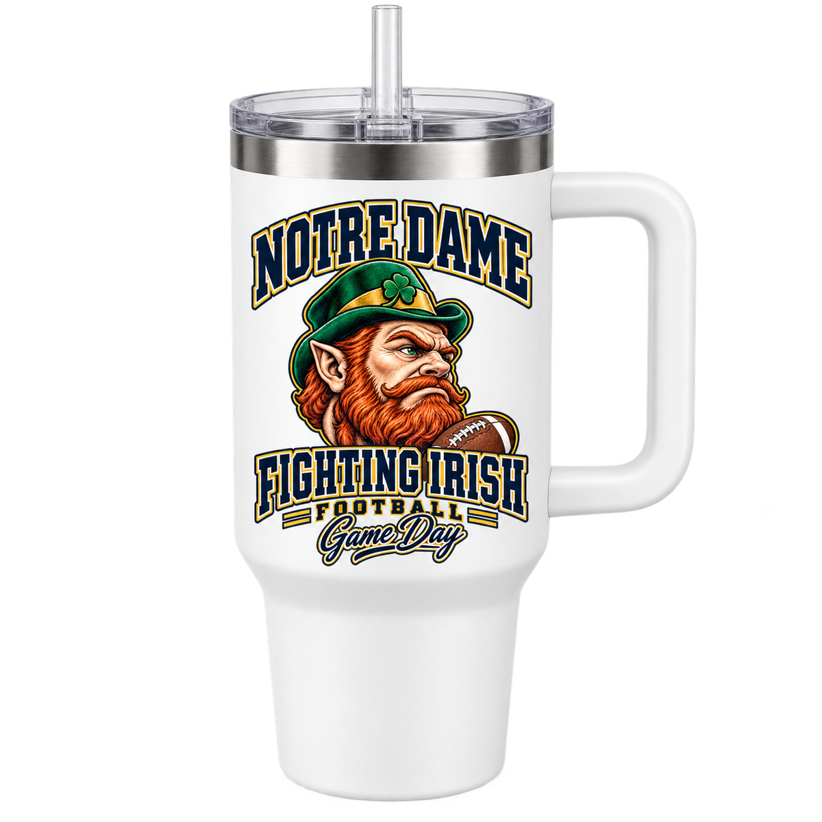 Notre Dame Mascot Handled Tumbler — product thumbnail
