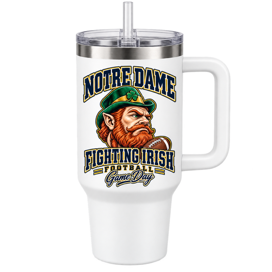 Notre Dame Mascot Handled Tumbler — product thumbnail