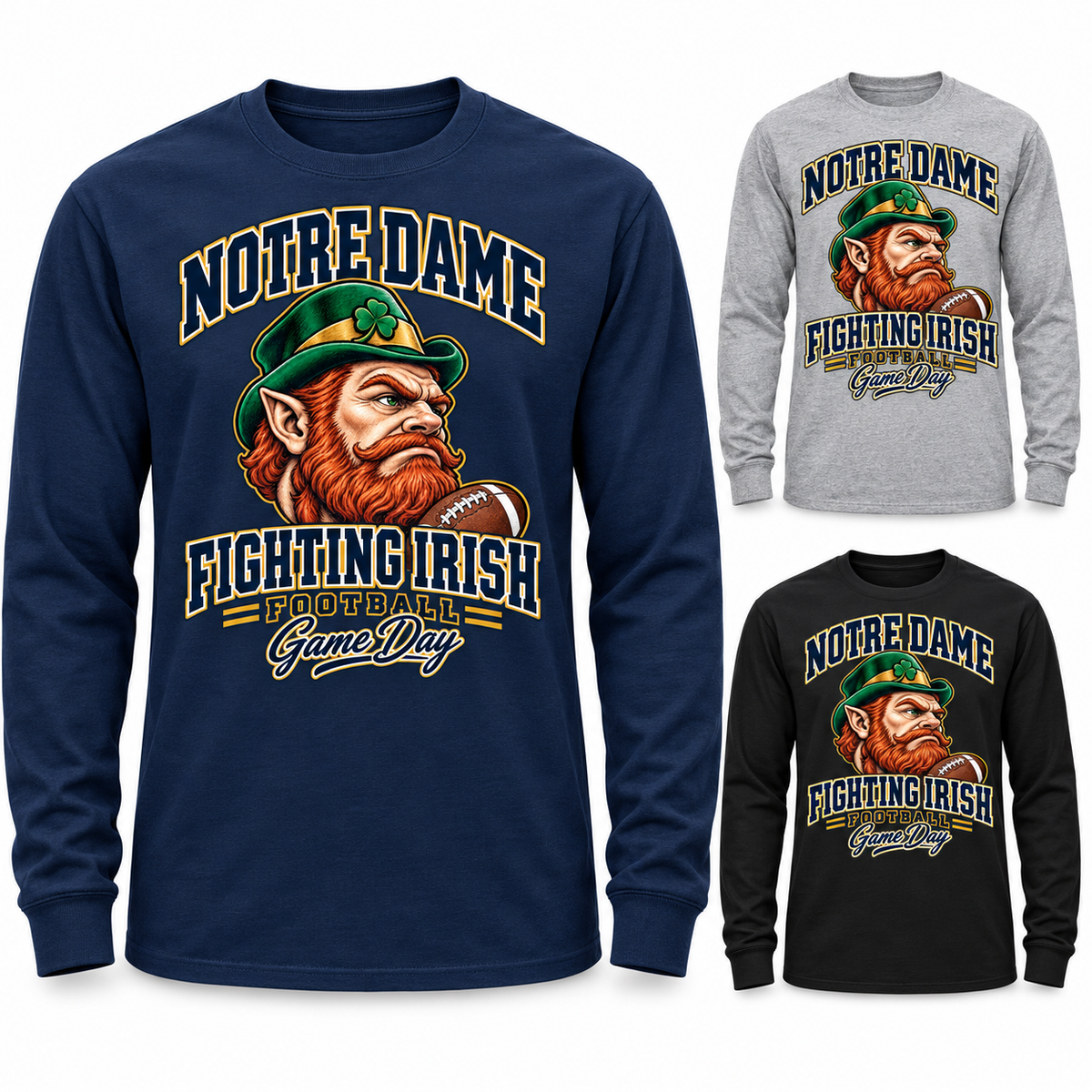 Notre Dame Mascot Long Sleeve T-Shirt — product thumbnail