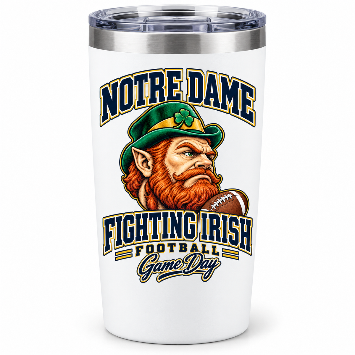 Notre Dame Mascot Travel Tumbler — product thumbnail