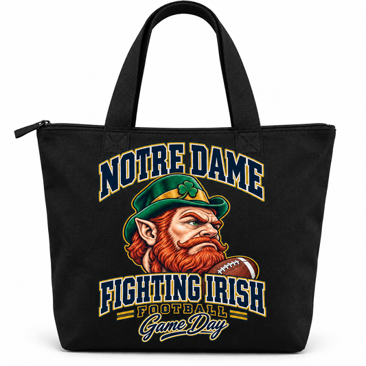 Notre Dame Mascot Zippered Tote Bag — product thumbnail