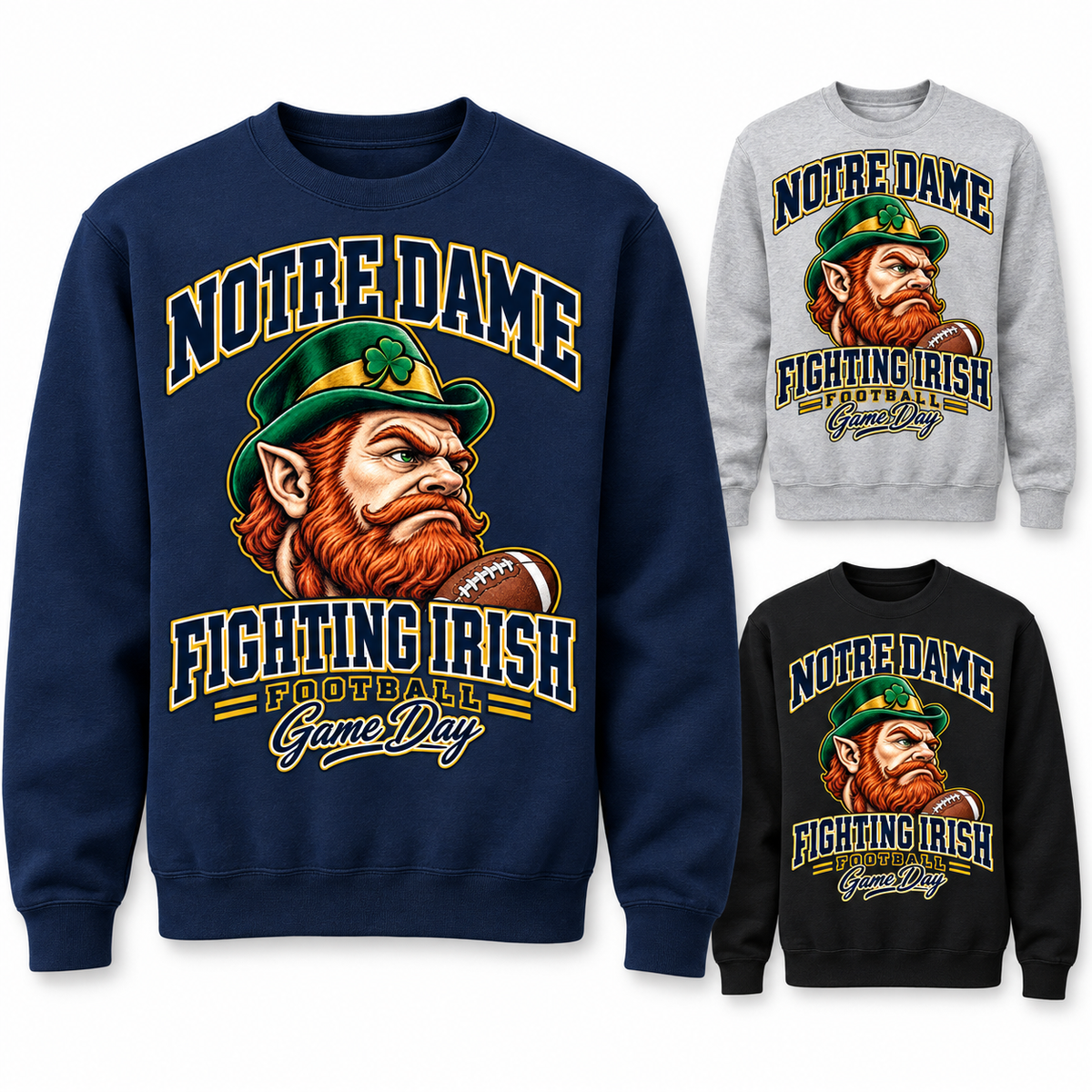 Notre Dame Varsity Mascot Crewneck Sweatshirt — product thumbnail
