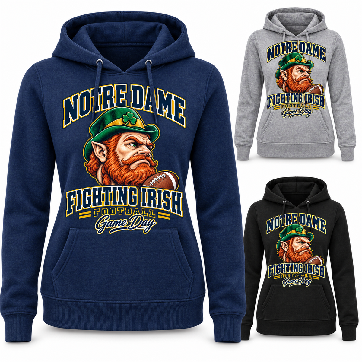Notre Dame Women's Mascot Pullover Hoodie — product thumbnail