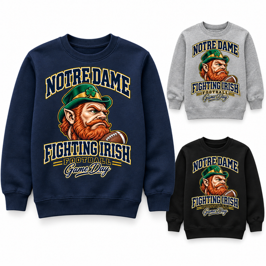 Notre Dame Youth Varsity Mascot Crewneck — product thumbnail