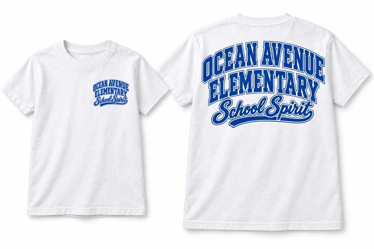 Ocean Avenue Elementary School Spirit Youth T-Shirt
