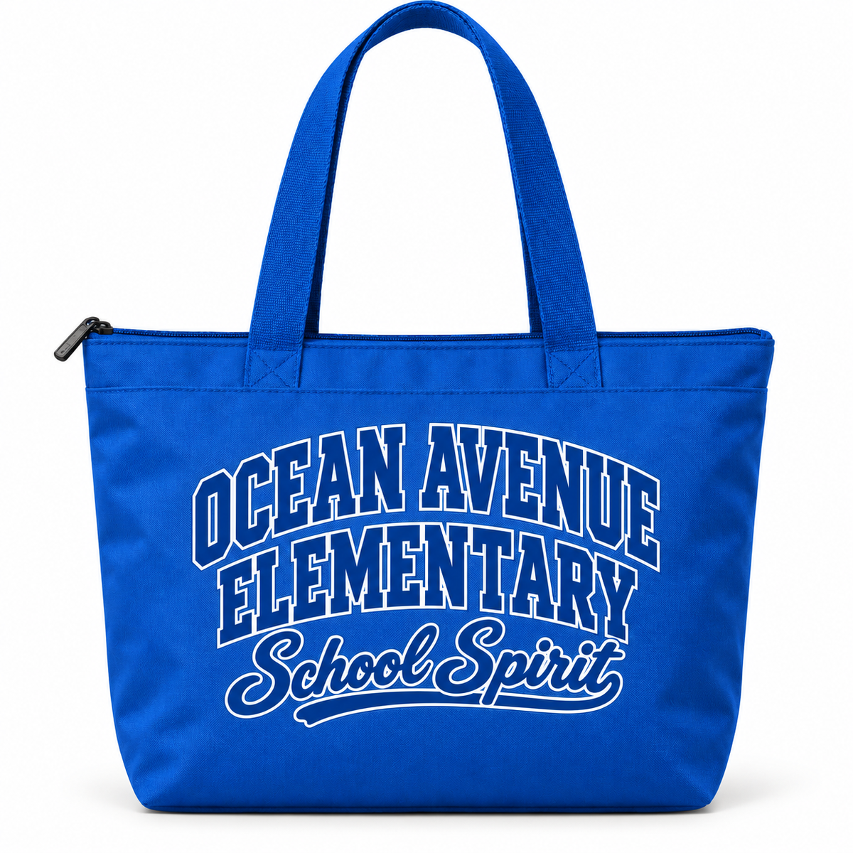 Ocean Avenue Elementary School Spirit Zip Tote