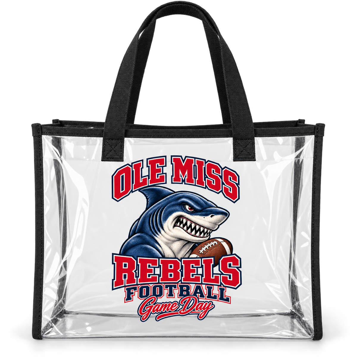 Ole Miss Game Day Clear Tote — product thumbnail