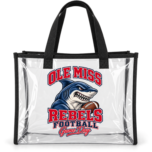 Ole Miss Game Day Clear Tote — product thumbnail