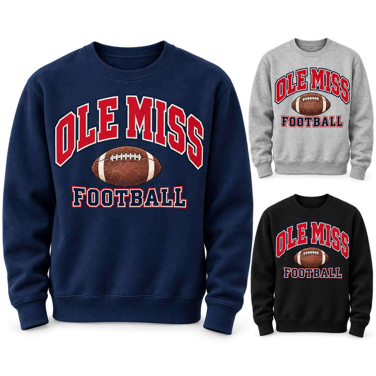 Ole Miss Heritage Arch Crewneck Sweatshirt — product thumbnail