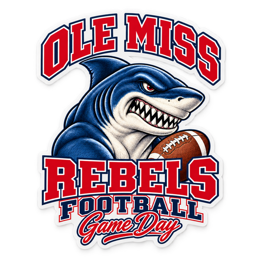Ole Miss Mascot Die-Cut Sticker — product thumbnail