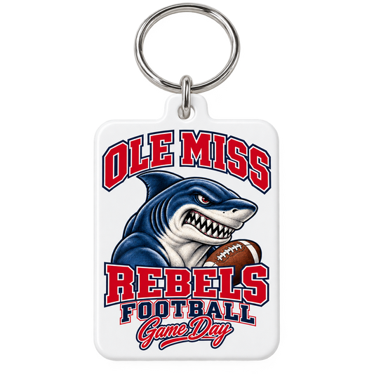 Ole Miss Mascot Game Day Keychain — product thumbnail