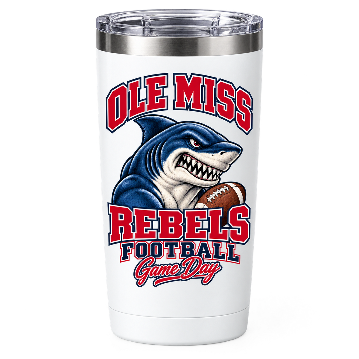 Ole Miss Mascot Travel Tumbler — product thumbnail