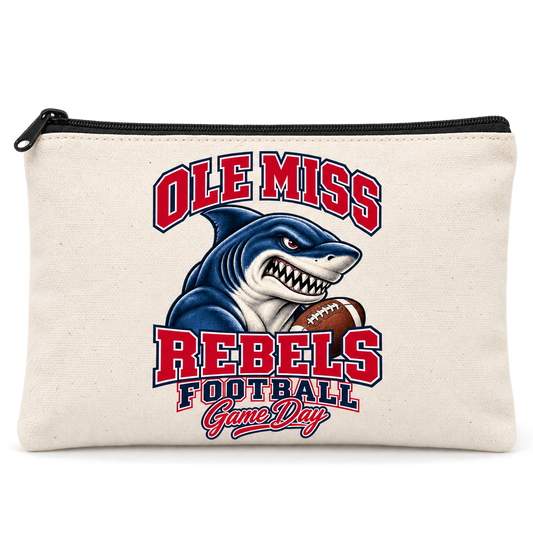 Ole Miss Mascot Zippered Pencil Pouch — product thumbnail