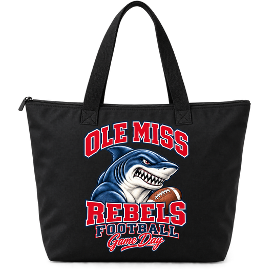 Ole Miss Mascot Zippered Tote Bag — product thumbnail