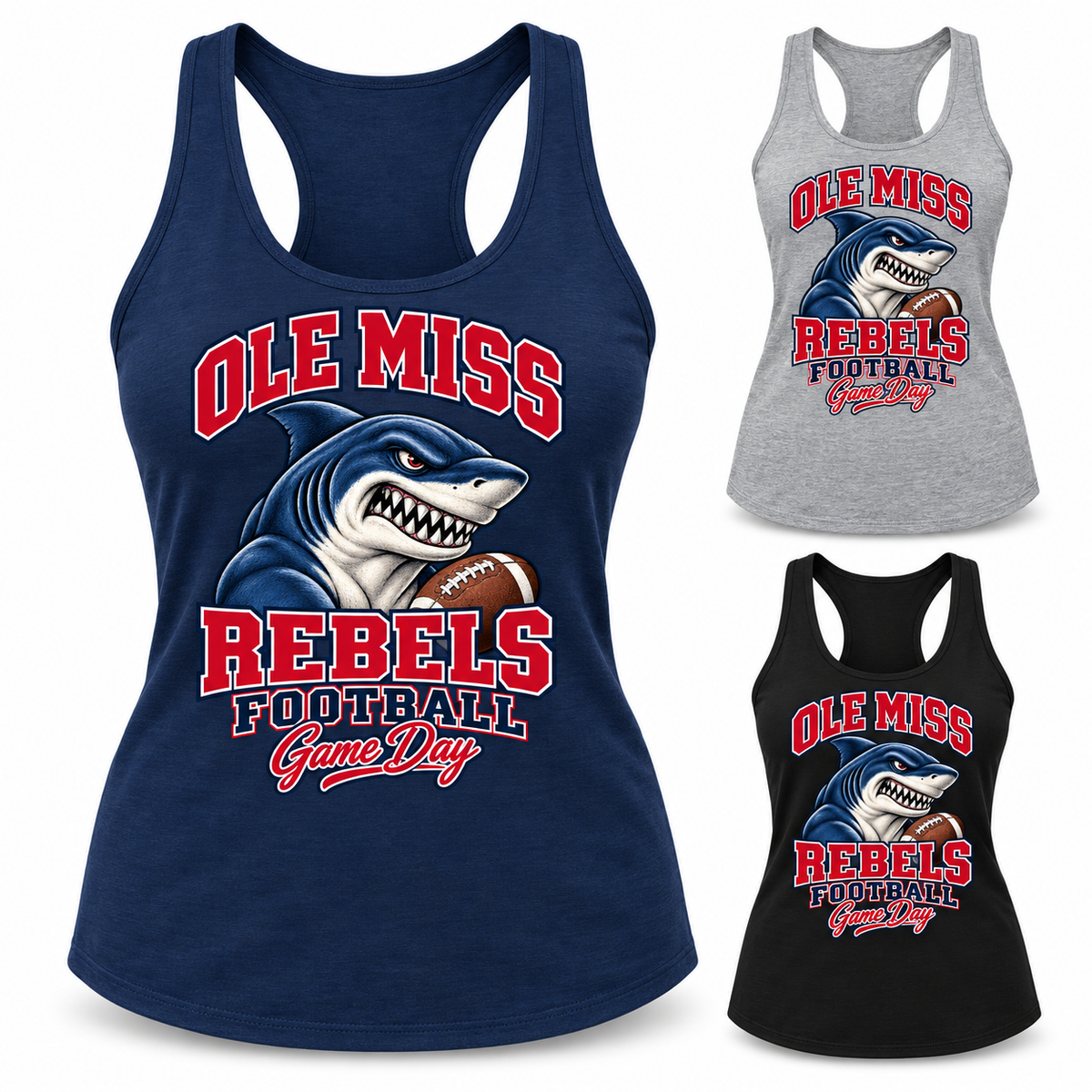 Ole Miss Women's Mascot Racerback Tank — product thumbnail