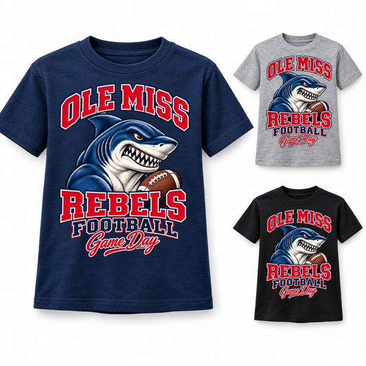 Ole Miss Youth Mascot Game Day T-Shirt — product thumbnail