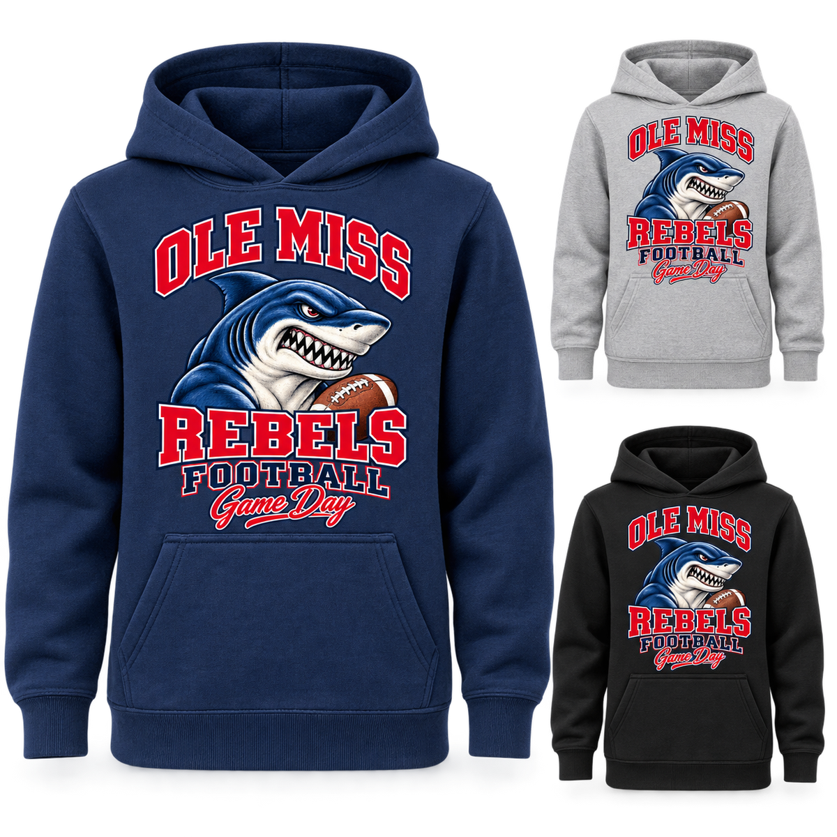 Ole Miss Youth Mascot Pullover Hoodie — product thumbnail
