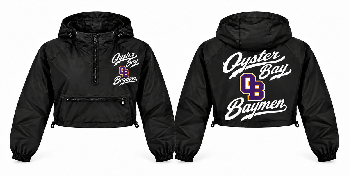 Oyster Bay Baymen windbreaker front and back