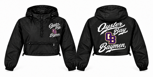 Oyster Bay Baymen windbreaker front and back