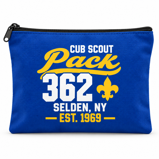 Pack 362 Zipper Accessory Pouch product mockup