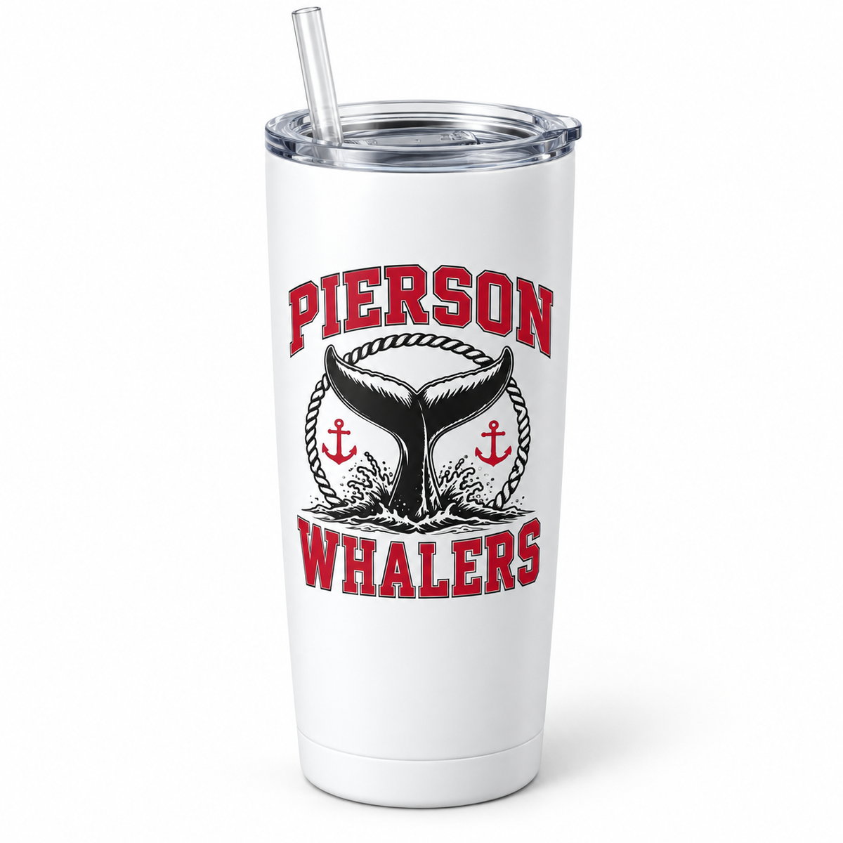 Sag Harbor Pierson Whalers Nautical Spirit Tumbler in White