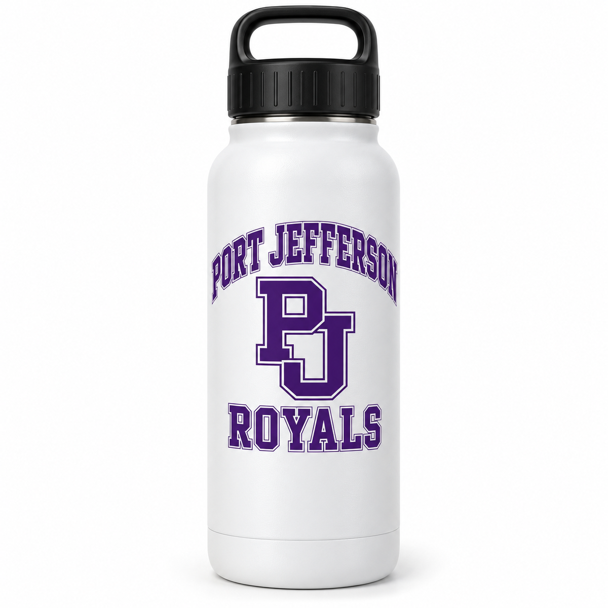 Port Jefferson PJ Royals Water Bottle - White