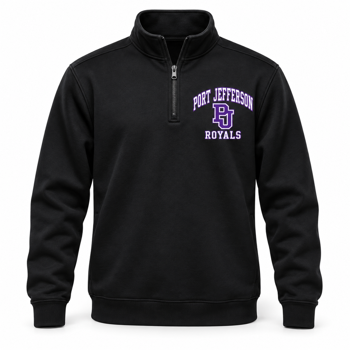 Port Jefferson Youth PJ Sideline Quarter Zip - Black